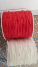 50 metros 0,8mm Cordón de Nylon hilo nudo chino Macrame cable pulsera trenzada cuerda manualidades con abalorios joyería de DIY cable del hilo de rosca