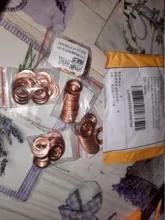 Gasket-Ring Sealing-Washer Flat-Seal Copper-Crush Brass M4 M16 DIN7603 M5 M8 Red M26