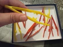 5 unids/set niños seguridad cuentas de plástico pinzas para rompecabezas de modelo Kits de construcción de los niños juguetes de bricolaje arte accesorios de artesanía herramientas