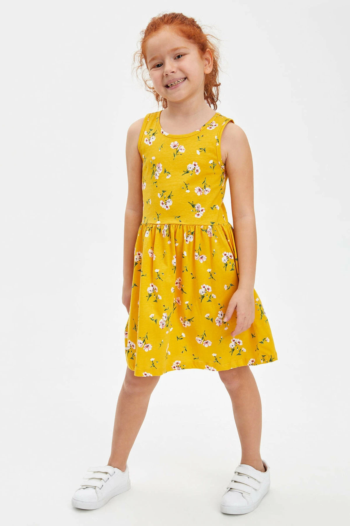 Girls yellow summer dress Clearance