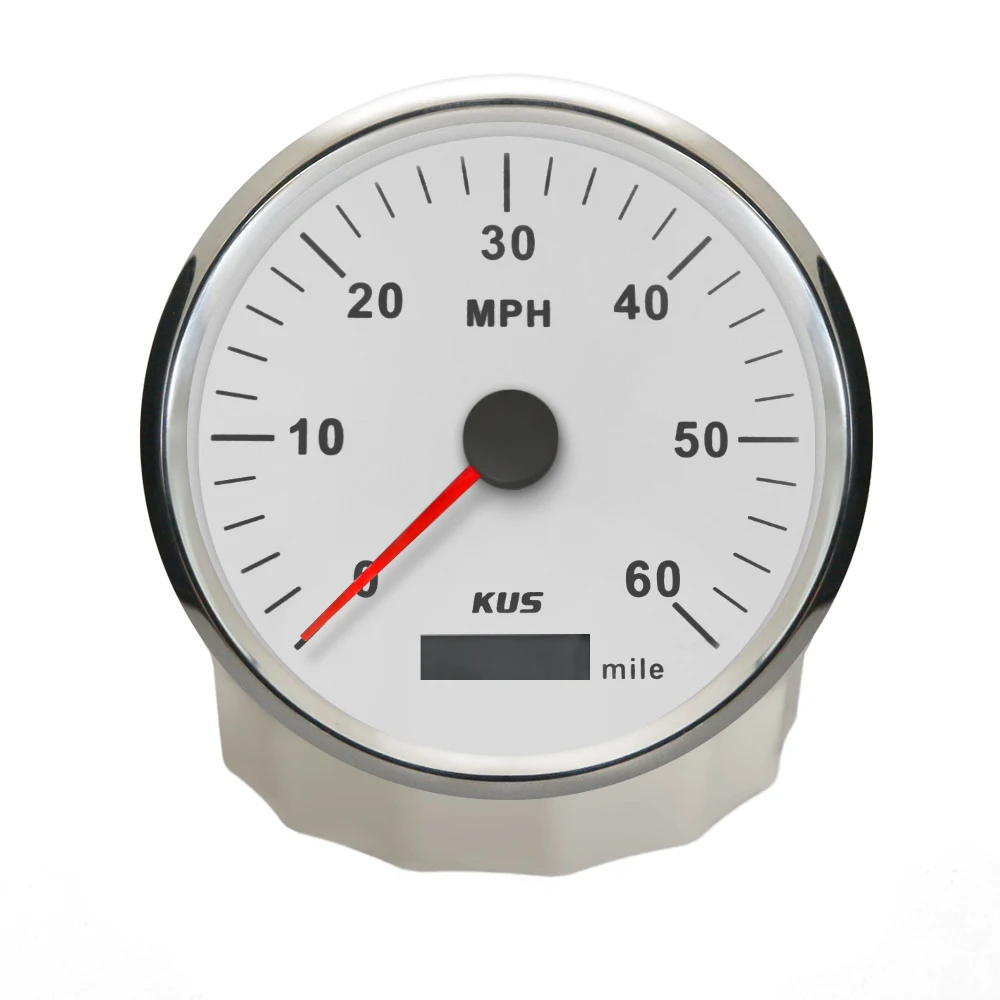 Kus 110mm 060mph Gps Speedometer Odometer With Red And Yellow Backlight Speedometers AliExpress