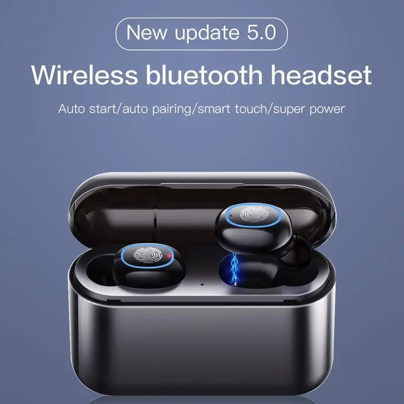 TWS Bluetooth 5 0 гарнитура водонепроницаемые Беспроводные спортивные наушники с