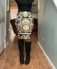 Falda larga con estampado de otoño para mujer, falda larga con estampado de otoño, diseño abstracto, estilo europeo