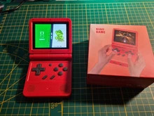 Handheld Console PS1 16-Simulators Dual-Open-System Retro New-Game Kids Powkiddy V90