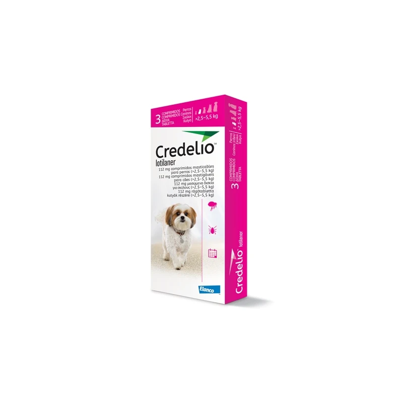 Credelio 3 comprimidos masticables para perros ELANCO