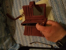 SMOOZA-Cartera de Piel de Mujer, Cartera de Piel de Mujer, billetera mate corta, billetera de Mujer con tres tarjetas plegables, 2020