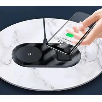 

Baseus simple 2in1 wireless charger 18W max wireless charger for phones + pods
