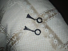 1 Pc pendientes de acero inoxidable de las mujeres de los hombres de moda, Hiphop estilo Rock colgante de Cruz aro Clip en pendientes no-Piercing oreja manguito Clip