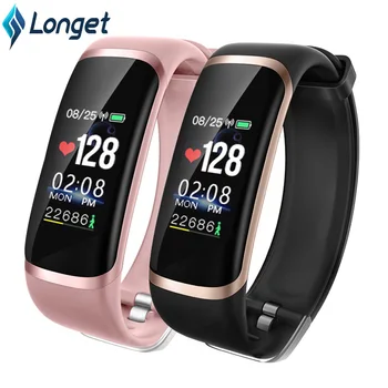 

LONGET smart bracelet with Heart Rate Monitor, Fitness Watch color screen Fitness Tracker with Sleep Monitor for Men Women Kids