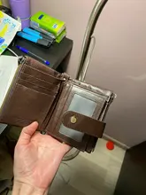 Cards Wallet Chain-Bag Multi-Functional Leather Bifold RFID Slim Designer Purse-Coin-Pouch