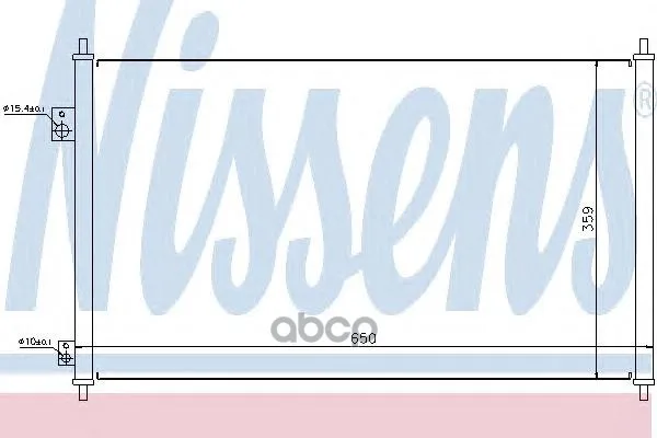 Конденсер Honda Civic 1.4-2.0 A/T 01-06 Nissens 94771 Nissens арт. 94771