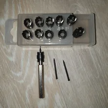 Cortadores de soldadura por puntos, juego de cortadores de soldadura rotativa de doble cara de 3/8 pulgadas, removedor de soldadura, broca para taladro eléctrico, soldadura por puntos, 13 Uds.