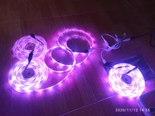 Diode Light Ribbon Led-Strip Rgb Tape Bluetooth-Control Music Flexible 2835 Smd 5050
