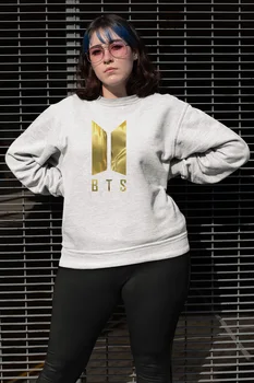 

Angemiel Wear BTS Korean White Women Sweatshirts