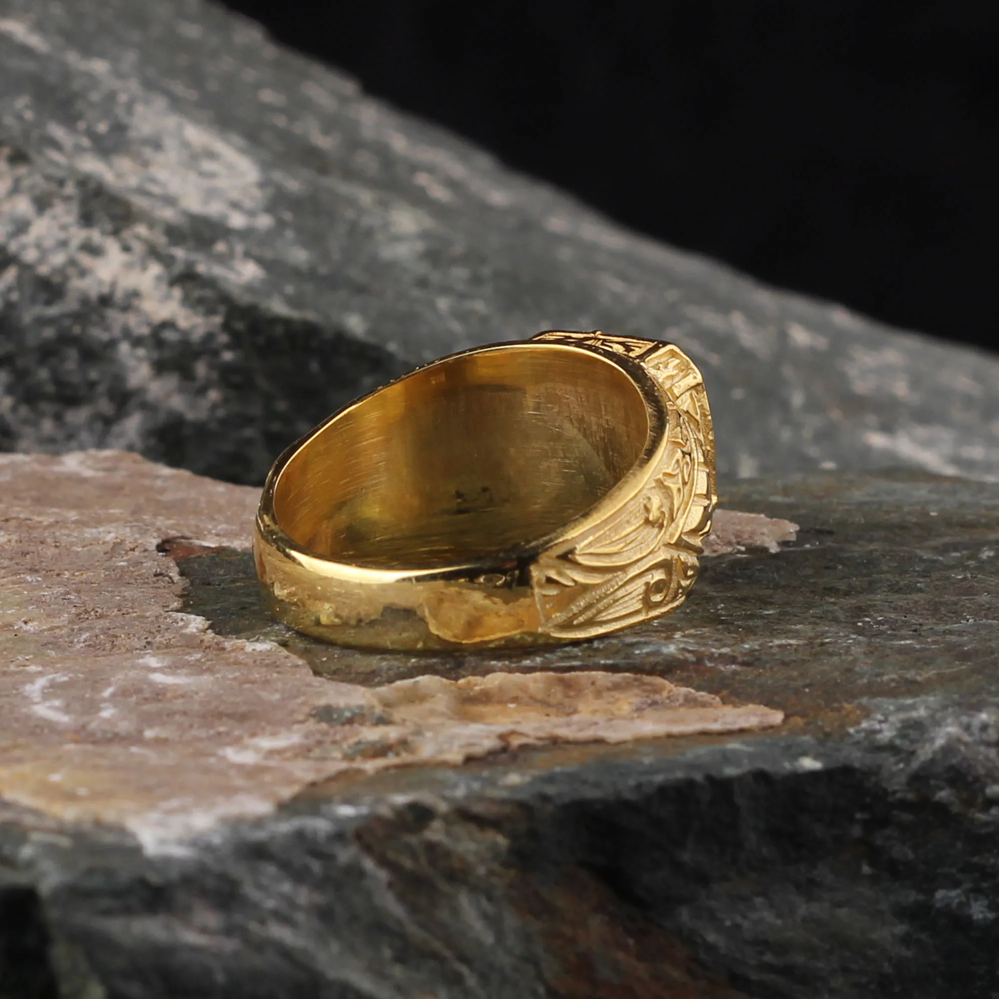 22ct Gold Ring for Gents | Size T at PureJewels UK