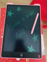 Tableta de escritura LCD ultrafina de 12 pulgadas, tablero electrónico de dibujo Digital colorido, Mini libreta portátil para niños y adultos
