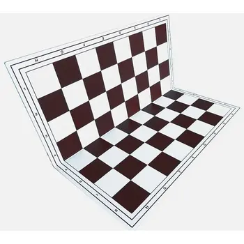 

Board's chess folding rigid 43 cm. Brown
