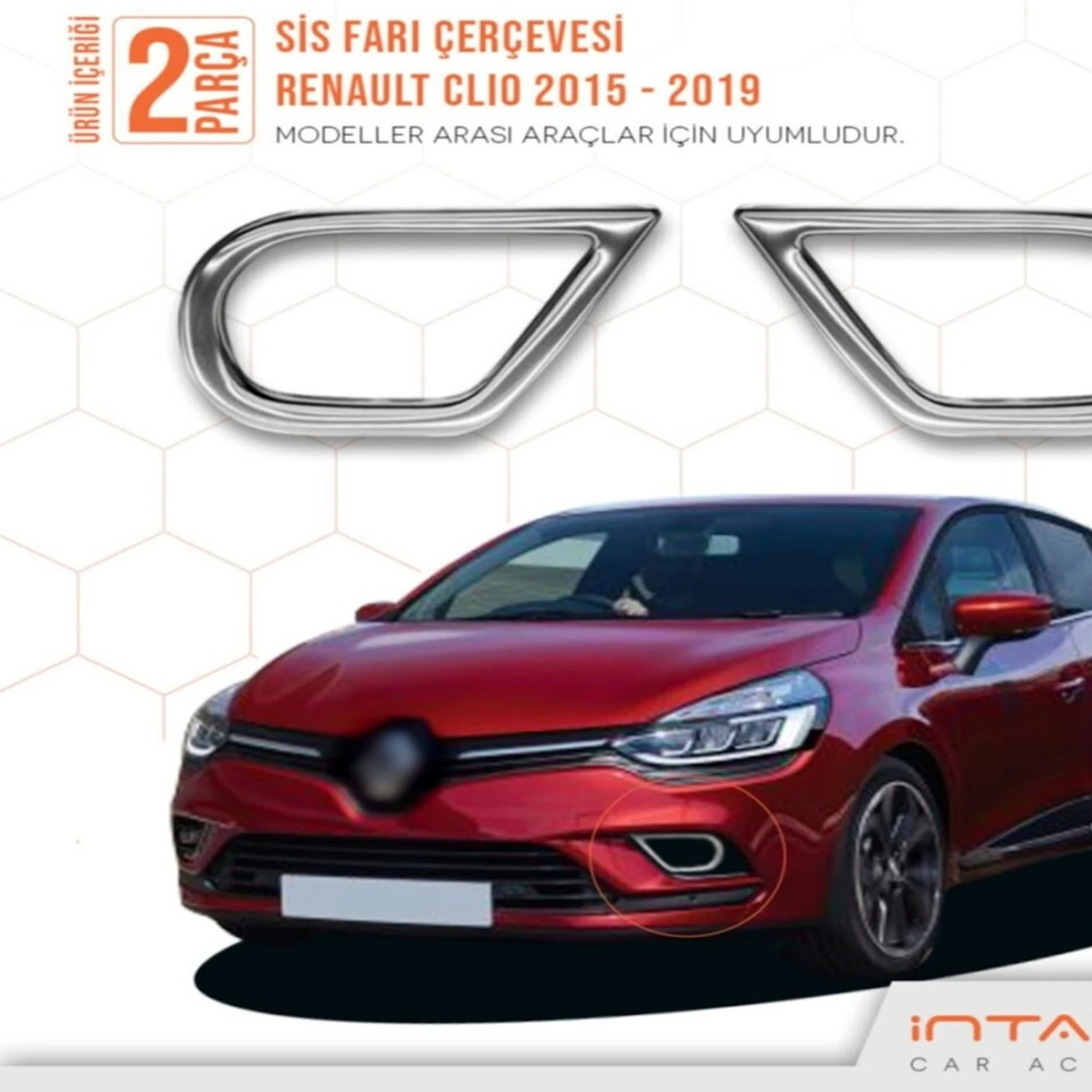 Lokken Wijden Portiek Free Shipping New Style High Quality Easy Montage Bright Chrome 2 Pieces  Front Fog Light Frame For Renault Clio 4 2015 2019|Aviation Parts &  Accessories| - AliExpress