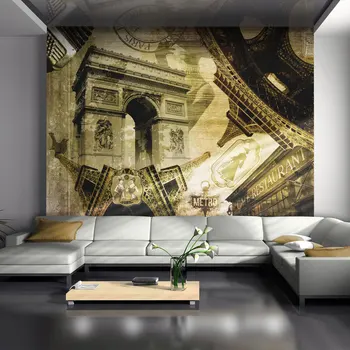 

Wall mural-Collage Parisian-300x231 cm