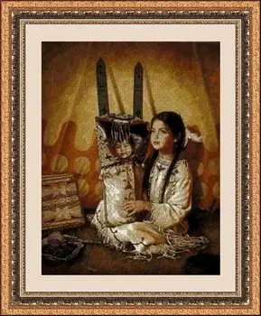 

CROSS STITCH KIT PANDATHREAD ETHNIC AND CUSTOMS 31793