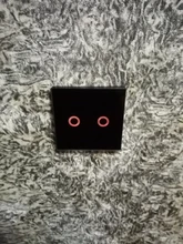 Interruptor de luz táctil de pared estándar de la UE, toma de corriente de pared, Sensor, Panel de cristal blanco, con retroiluminación LED, AC220V