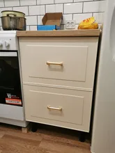 KAK Zinc Alloy Pearl Gold Cabinet Knobs Kitchen Door Handles Drawer Cupboard Door Handle