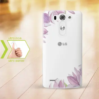 

Personalized LG G3 Slim Clear Silicone Phone Cover (Flower Temalı-3)
