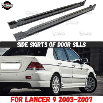 

Side skirts for Mitsubishi Lancer 9 2003-2007 of door sills ABS plastic pads body kit car tuning styling exterior 1 set / 2 pcs