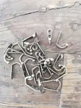 Hooks Towel-Hanger Coat Wall-Hook-Rack Bedroom Antique Vintage for Hat Bag 10pcs Zinc-Alloy-Door