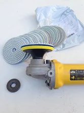 16 Uds almohadillas de pulido de diamante de 4 pulgadas 100mm húmedo/seco de piedra de granito de mármol pulido Uso de Set de discos