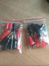 Amplifier Terminal Post Connector-Binding Jack-Mount Banana-Plug Black JS-910B 5-Red-5