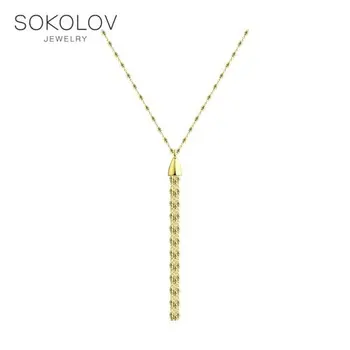 

Necklace silver SOKOLOV fashion jewelry 925 women's/men's, male/female, women's male