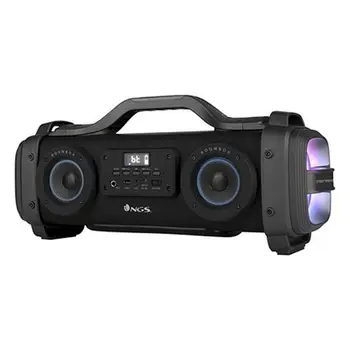 

Portable Bluetooth Speakers Boombox NGS Street Breaker LED 4400 mAh 200W Black