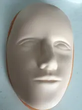 Cabeza de entrenamiento de tatuaje Facial 5D, maniquí de silicona para práctica de maquillaje permanente, tatuaje para labios y cejas, cabeza de muñeca para la piel