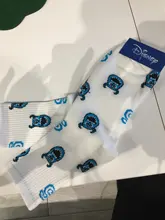 Disney Girl-Calcetines de algodón con dibujos de animales para mujer, medias divertidas de tubo para adultos