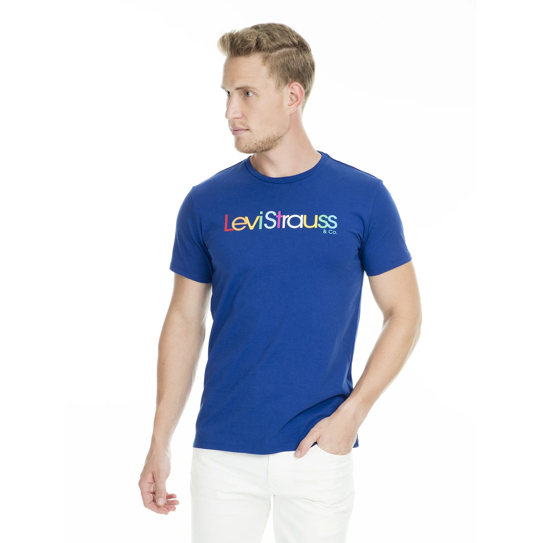 Levi's велосипедный Воротник T shirirt 22491