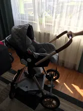 Cochecito De bebé multifuncional 3 en 1, carrito De bebé con paisaje alto, luz reclinable, plegable, diseño De cascarón De dos vías