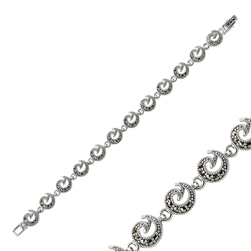 

Armagano Marcasite Cubic Zirconia bracelets Bangles