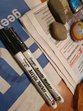Rotulador de pintura acrílico de 0,7mm, rotulador de pintura de Color para cerámica, Roca, vidrio, porcelana, taza, tela de madera, lienzo