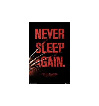 

POSTER Nightmare on ELM STREET NEVER SLEEP AGAIN