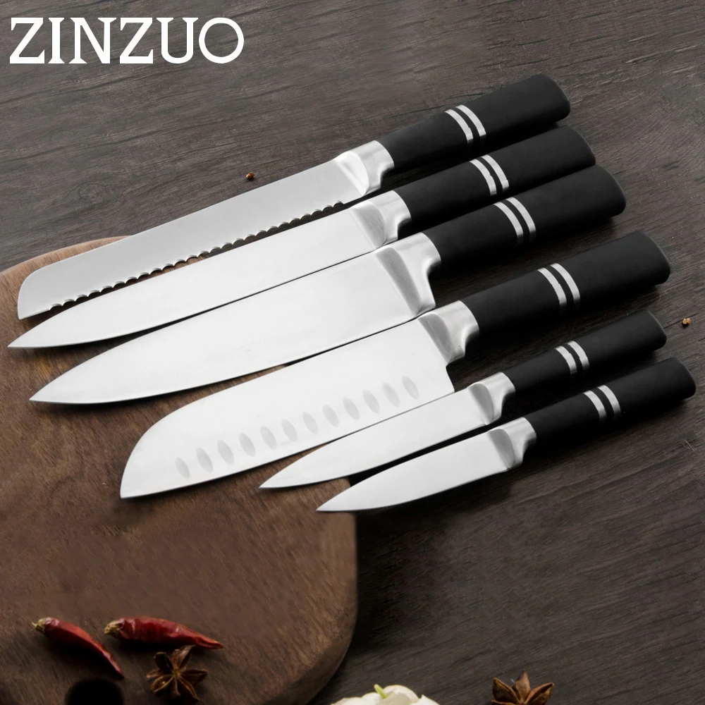 Набор профессиональных кухонных ножей ZINZUO 6 шт. универсальный поварской нож