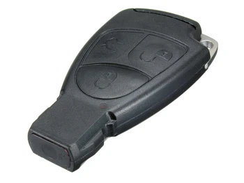 

Remote Key shell 3 buttons with blade HU64 battery case without Transponder for Mercedes Benz A Class B C and CLK SLK