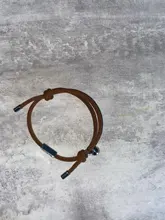 Pulsera de imán para calor para parejas, Brazalete ajustable hecho a mano, a juego, de amor infinito, color rojo de la suerte, regalo, 2021