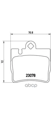 P50042_=770 00=Fdb1427=571962b!Колодки Дисковые З Mb W220 2.8-6.0/3.2cdi 98 Brembo P50042 Brembo арт. P50042