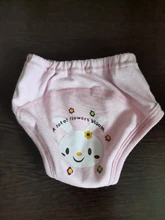 Pantalones de entrenamiento impermeables para bebé, pañales de tela reutilizables, bragas de algodón lavables, cambiantes