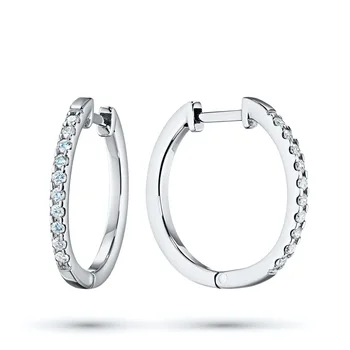 

Earrings in white gold with diamonds
