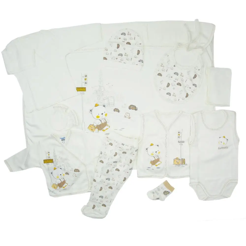 

Newborn Baby Clothes 10 pieces with Blanket %100 Cotton Soft and Warm Material