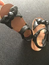 Zapatos antideslizantes informales con nudo de mariposa para bebé, sandalias de playa con punta abierta de princesa, para niño pequeño, Chico, Verano
