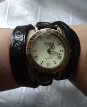 CCQ las mujeres relojes de pulsera multicapa envuelto correa de cuero de vaca números romanos reloj de cuarzo Casual relojes de pulsera de regalo