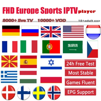 

French neo Iptv Tv Box Belgium Morocco m3u Subscription Smart-Tv Android box Europe One-Year Arabic Abonnement 4k HD iptvplayer